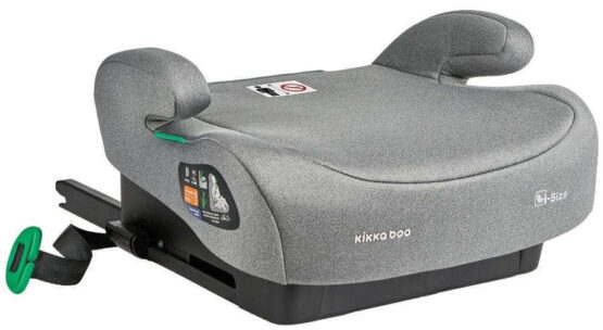 Scaun auto booster i-Size KikkaBoo i-Boost Light Grey (15-36 kg)