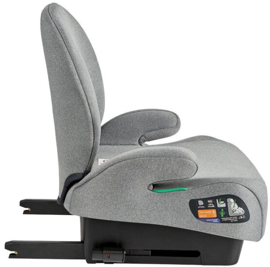 Scaun auto booster i-Size KikkaBoo i-Boost Light Grey (15-36 kg)