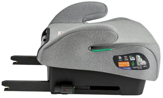 Scaun auto booster i-Size KikkaBoo i-Boost Light Grey (15-36 kg)