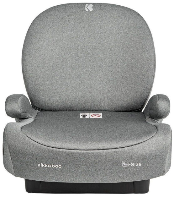 Scaun auto booster i-Size KikkaBoo i-Boost Light Grey (15-36 kg)