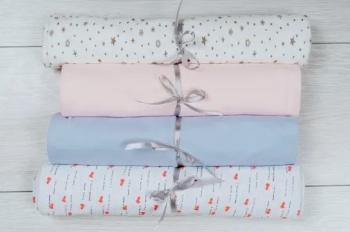 Fașă tricot PernaMea Pink 90x90 cm