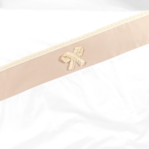 Lenjerie de pătuț PernaMea Elegance Maro (8 piese), 120x60 cm