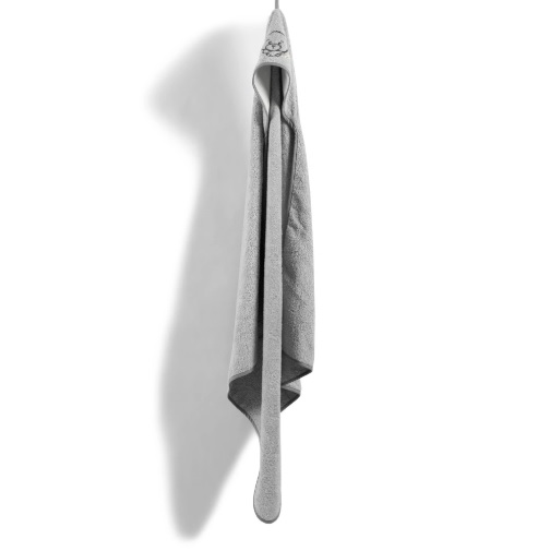 Prosop de baie PernaMea Bear Grey, 90x90 cm