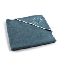 Prosop de baie PernaMea Teddy Turquoise, 90x90 cm
