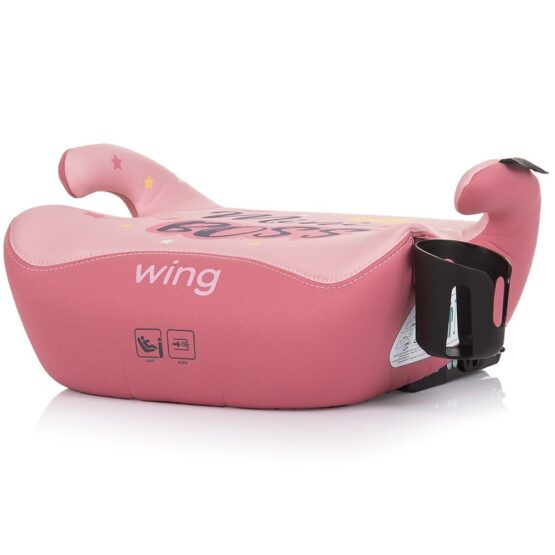 Автокресло Бустер Chipolino Wing I-Size Isofix Mini Boss (22-36 кг.) Pink