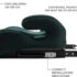Scaun auto booster Kinderkraft I-Boost i-Size (22-36 kg) Green (KCIBOO00GRE0000)
