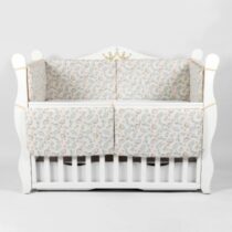 Apărătoare pătuț PernaMea Baby Dinno Maro (6 piese), 120x60 cm