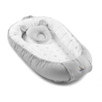 Babynest pentru bebeluș PernaMea Buline Gri