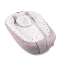 Babynest pentru bebeluș PernaMea Buline Mov