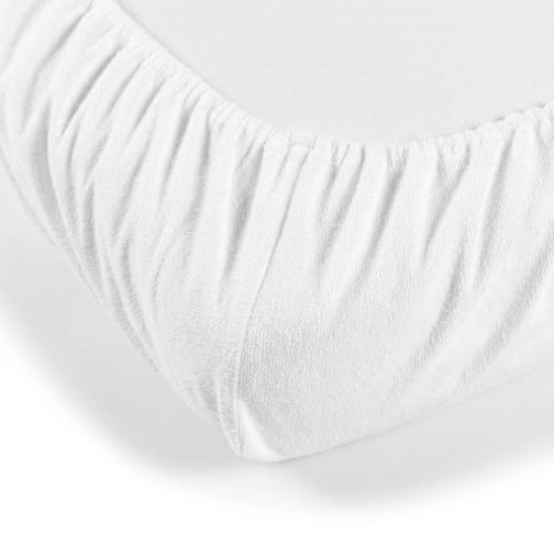 Cearșaf de pat pe elastic PernaMea Impermeabil Alb, 120x60 cm