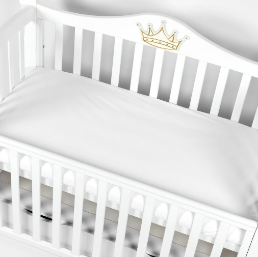 Простынь на резинке PernaMea Водонепроницаемая Белый, 120×60 см. (PM.100206/1)