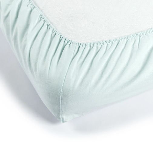 Cearșaf de pat pe elastic PernaMea Turcoaz, 120x60 cm