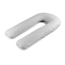 Față de pernă pentru gravide U PernaMea Buline Gri