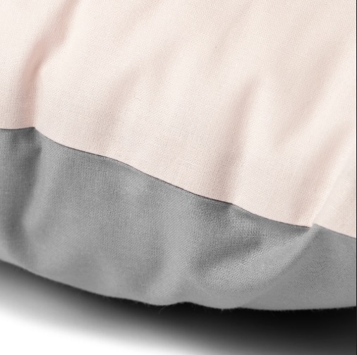 Față de pernă pentru gravide U PernaMea Gri Roz