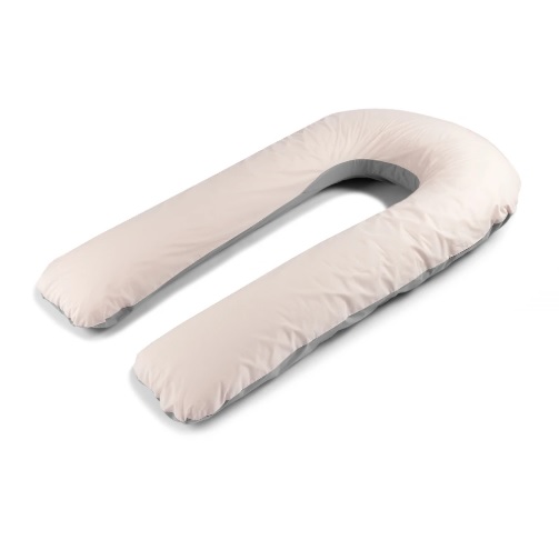 Față de pernă pentru gravide U PernaMea Gri- Roz (PM.101702/6)