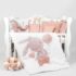 Lenjerie de pătuț 8 piese PernaMea Cosiță Iepuraș Roz