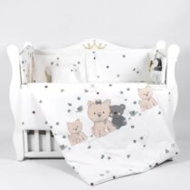 Lenjerie de pătuț 8 piese PernaMea Lovely Puppy