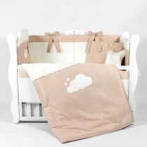 Lenjerie de patut 8 piese PernaMea Satin Urs Maro