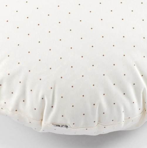 Pernă pentru gravide PernaMea forma-V cu față de pernă Bulina Ivory, 135 cm