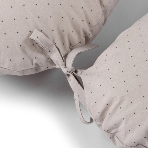 Pernă pentru gravide PernaMea forma-V cu față de pernă Bulina Mov, 135 cm