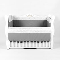 Aparatoare patut (120x60 cm) PernaMea Confort Stele gri