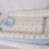 Babynest pentru bebeluș PernaMea Buline Albastre