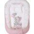 Babynest pentru bebeluș PernaMea Premium Elefant Roz