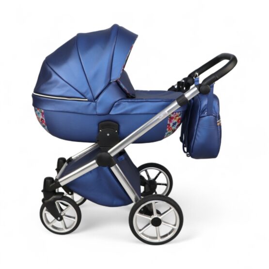 Carucior 2 in 1 Sojan Azurro (2010509) Albastru+Flori