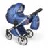 Carucior 2 in 1 Sojan Azurro (2010509) Albastru+Flori