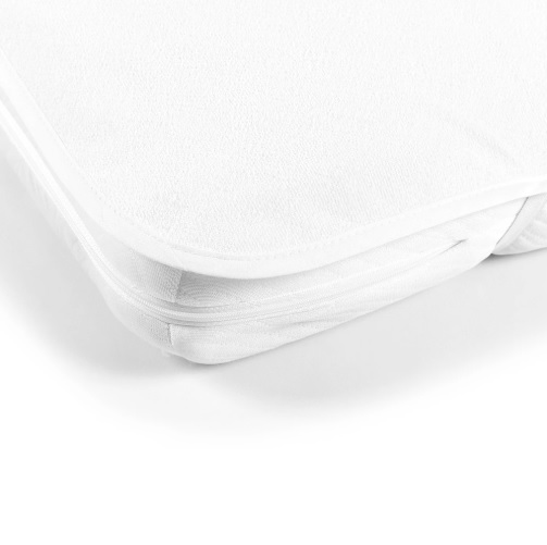 Cearșaf de pat pe elastic PernaMea Impermeabil Alb, 120x60 cm