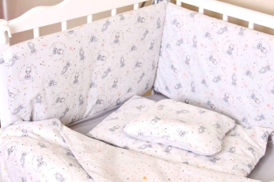 Lenjerie de pătuț 8 piese PernaMea Baby Koala