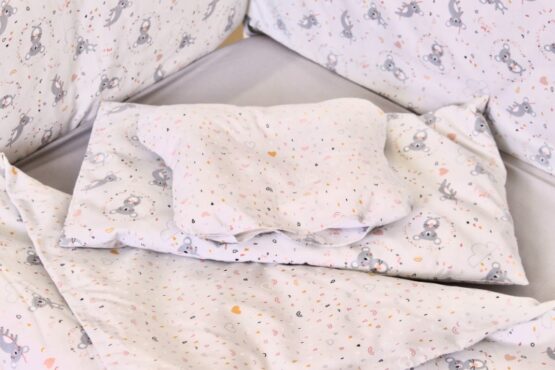 Lenjerie de pătuț 8 piese PernaMea Baby Koala