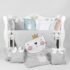 Lenjerie de pătuț 8 piese PernaMea Premium Zoo