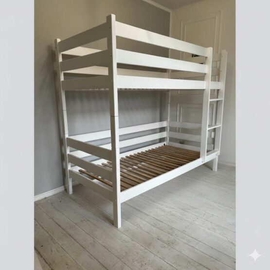 Pat suprapus Goydalka TOKYO fără sertar (1B99-1) Alb 190x80cm NEW