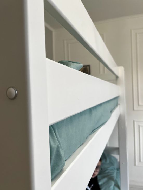 Pat suprapus Goydalka TOKYO fără sertar (1B99-1) Alb 190x80cm NEW