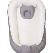 Babynest pentru bebeluș PernaMea Satin Gri