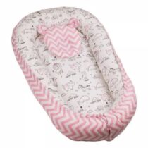 Babynest pentru bebeluș PernaMea HappyBaby Roz