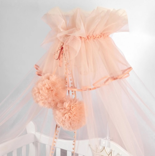 Baldachin PernaMea Premium Pompom Blush