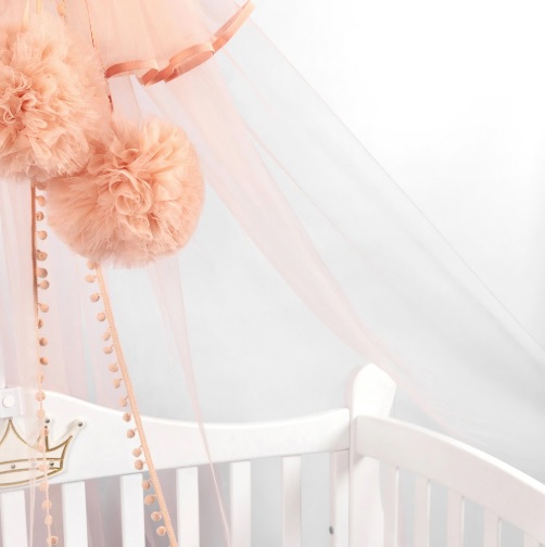 Baldachin PernaMea Premium Pompom Blush