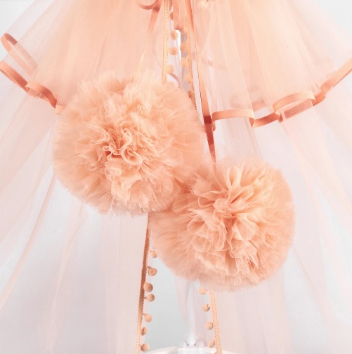 Baldachin PernaMea Premium Pompom Blush