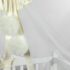 Baldachin PernaMea Premium Pompom cu manjeta Ivory