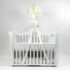 Baldachin PernaMea Premium Pompom cu manjeta Ivory