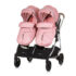 Carucior pentru gemeni Chipolino Duo Smart KBDS02405FL Flamingo (AA2012283)