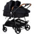 Chipolino Carucior pentru gemeni Duo Smart KBDS02501BB Blackberry (AA2026548)
