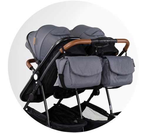 Chipolino Carucior pentru gemeni Duo Smart KBDS02502CL Cloud (AA2026549)