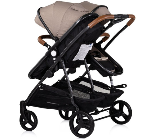 Chipolino Carucior pentru gemeni Duo Smart KBDS02503TR Tiramisu (AA2026550)