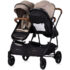 Chipolino Carucior pentru gemeni Duo Smart KBDS02503TR Tiramisu (AA2026550)