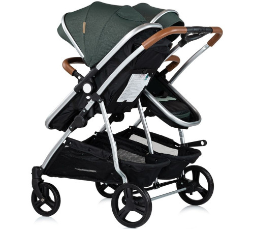 Chipolino Carucior pentru gemeni Duo Smart KBDS02504BA Basil (AA2026551)