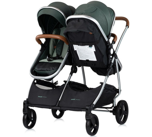 Chipolino Carucior pentru gemeni Duo Smart KBDS02504BA Basil (AA2026551)