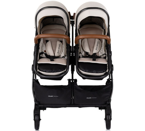 Chipolino Carucior pentru gemeni Duo Smart KBDS02505BI Biscotta (AA2026552)